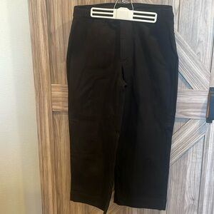 Women’s Old-Navy High-Rise Wide Leg Cropped Pants, Size 14.